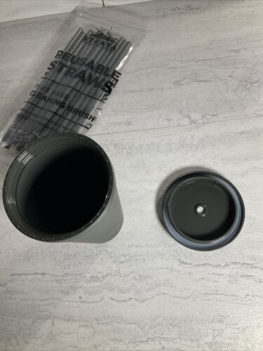 Strata Classic Tumblers 12 Pack 16oz Acrylic Insulated BPA FREE BLACK (6922814226615)